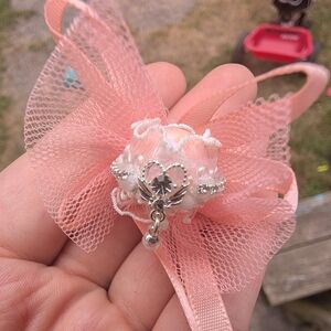 Pink Bow Beads (2)